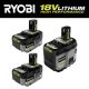 RYOBI ONE+ 18V 12.0 Ah HIGH PERFORMANCE Battery and (2) 4.0 Ah HIGH PERFORMANCE Batteries PBP4330