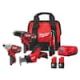 Milwaukee M12 12V Lithium-Ion Cordless Combo Kit (4-Tool) w/(2) 1.5Ah Batteries, (1) Charger, (1) Tool Bag 2497-24B