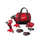 Milwaukee M18 18V Lithium-Ion Brushless Cordless Compact Drill/Impact Combo Kit (2-Tool) w/(2) 2.0 Ah Batteries, Charger & Bag 3692-22CT