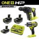 RYOBI ONE+ 18V HP Kit w/(2) 4.0Ah, 2.0Ah Battery, 2-Port Charger, ONE+ 4-Mode 1/2