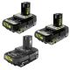 RYOBI ONE+ 18V HIGH PERFORMANCE Lithium-Ion 2.0 Ah Compact Battery (2-Pack) with  2.0 Ah Battery PBP2003-PBP006
