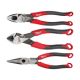 Milwaukee Linesman Plier with Comfort Grip with 8 in. Long Nose Plier with Comfort Grip and 6 in. Diagonal Plier with Comfort Grip MT550-MT556-MT555