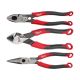 Milwaukee Linesman Plier Comfort Grip/Thread Cleaner & 8 in. Long Nose Plier Comfort Grip & 6 in. Diagonal Plier w/Comfort Grip MT550T-MT556-MT555