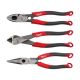 Milwaukee Linesman Plier Comfort Grip/Thread Cleaner & 8 in. Long Nose Plier Comfort Grip & 8 in. Diagonal Plier Comfort Grip MT550T-MT558-MT555