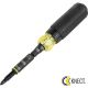 Klein Tools 11-in-1 Ratcheting Impact Multi-Bit Screwdriver with Universal Handle 32500HDRT
