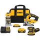 DEWALT 20-Volt Maximum Lithium-Ion Cordless 3-Tool Combo Kit with 2.0 Ah Battery, 5.0 Ah Battery, Charger and Bag DCK307D1P1