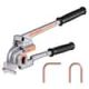 VEVOR 3 in 1 Pipe Bender 1/4 in. to 1/2 in. Manual Level Tube Bender 0 to 180 degrees Aluminum for HVAC AC Refrigerator Repair GGWGJG3143812H3PWV0