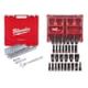 Milwaukee 1/2 in. Drive SAE/Metric Ratchet and Socket Mechanics with Shockwave Impact Packout Socket Set (78-Piece) 48-22-9010-49-66-6806