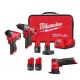 Milwaukee M12 FUEL 12-Volt Cordless 2-Tool Combo Kit with M12 FUEL Orbital Detail Sander and (2) M12 HO 2.5 Ah Batteries 3497-22-2531-20-48-11-2425-48-11-2425