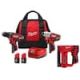 Milwaukee M12 12-Volt Lithium-Ion Cordless 2-Tool Combo Kit with M12 12-Volt Lithium-Ion Cordless 3/8 in. Crown Stapler 2494-22-2447-20