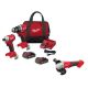 Milwaukee M18 18V Lithium-Ion Brushless Cordless Compact Drill/Impact Combo Kit (2-Tool) with Brushless Grinder 3692-22CT-2686-20
