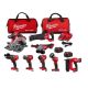 Milwaukee M18 FUEL 18V Lithium-Ion Brushless Cordless Combo Kit with (2) 5.0 Ah Batteries (7-Tool) & 18-Gauge Brad Nailer 3697-27-2746-20
