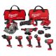 Milwaukee M18 FUEL 18V Lithium-Ion Brushless Cordless Combo Kit with (2) 5.0 Ah Batteries (7-Tool) & 1/2 in. Impact Wrench 3697-27-2967-20