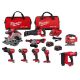 Milwaukee M18 FUEL 18V Lithium-Ion Brushless Cordless Combo Kit with 18-Gauge Brad Nailer & Jig Saw (9-Tool) 3697-27-2746-20-2737-20