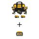 DEWALT 20V MAX XR Hammer Drill and ATOMIC Impact Driver 2-Tool Cordless Combo Kit with 6Ah Battery (2)4Ah Batteries and Charger DCK2050M2WCB606
