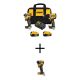 DEWALT 20V MAX XR Hammer Drill and ATOMIC Impact Driver 2 Tool Cordless Combo Kit and 1/4 in. Impact Driver w/(2) 4Ah Batteries DCK2050M2WF850B