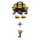 DEWALT 20V MAX XR Hammer Drill and ATOMIC Impact Driver 2 Tool Cordless Combo Kit and 1/2 in. Impact Wrench w/(2) 4Ah Batteries DCK2050M2WF921B