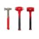 Milwaukee 48 oz. Dead Blow Hammer with 32 oz. Dead Blow Ball Peen Hammer and 24 oz. Steel Ball Peen Hammer (3-Piece) 48-22-9131-48-22-9141-48-22-9151