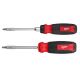 Milwaukee 14-in-1 Ratcheting Multi-Bit Screwdriver with 14-in-1 Hex Multi-Bit Screwdriver (2-Piece) 48-22-2903-48-22-2908