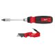 Milwaukee 27-in-1 Ratcheting Multi-Bit Screwdriver with FASTBACK 6-in-1 Folding Knife with General Purpose Blade (2-Piece) 48-22-2904-48-22-1505