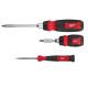 Milwaukee 14-in-1 Ratcheting Multi-Bit with 8-in-1 Ratcheting Compact Multi-Bit and Precision Multi-Bit Screwdriver Set (3-Piece) 48-22-2905-48-22-2930