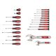 Milwaukee Screwdriver Set with Precision Screwdriver Set and 6 in. and 10 in. Adjustable Wrench Set (22-Piece) 48-22-2710-48-22-2612-48-22-7400