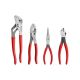 TEKTON Pliers Set, 4-Piece (Groove Joint, Slip Joint, Long Nose, Diagonal Cutting) PLR99022