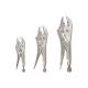 TEKTON 3-Piece Curved Jaw Locking Pliers Set PLK90104