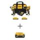 DEWALT ATOMIC 20V MAX Lithium-Ion Cordless Combo Kit (2-Tool) with Premium 5.0Ah Battery, (2) 2.0Ah Batteries, Charger and Bag DCK225D2WDCB205