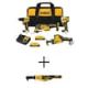 DEWALT ATOMIC 20V Lithium-Ion Cordless Brushless Combo Kit 4-Tool and ATOMIC 1/2 in. Ratchet with (2) 2Ah Batteries and Charger DCK486D2WCF512B
