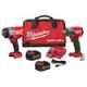 Milwaukee M18 FUEL 18-Volt Lithium-Ion Brushless Cordless High Torque 1/2 in. and Mid-Torque 3/8 in. Impact Wrench Combo Kit 3010-22