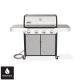 Weber Genesis S-415 4-Burner Natural Gas Grill in Stainless Steel 1500580