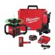 Milwaukee M18 1000 ft. Green Interior Rotary Laser Level Kit with Remote/Receiver, Wall Mount Bracket, and Receiver Clamp 3702-21