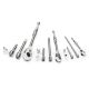 Husky 1/4 in., 3/8 in., and 1/2 in. 72-Tooth Ratchet and Accessory Set in (14-Piece) HDTACC14PC