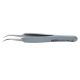 KNIPEX 5 in. Precision Tweezers-45°Angled- Premium Stainless-Steel Needle-Point Tips-ESD 92 31 10 ESD