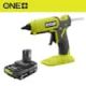 RYOBI ONE+ 18V Cordless Dual Temperature Glue Gun with ONE+ 18V 2.0 Ah Lithium-Ion Battery P307-PBP006