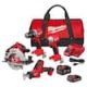 Milwaukee M18 18-Volt Lithium-Ion Brushless Cordless Combo Kit (4-Tool) with 2-Batteries, 1-Charger and Tool Bag 3693-24CX