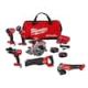 Milwaukee M18 FUEL 18V Lithium-Ion Brushless Cordless Combo Kit (5-Tool) with Brushless Grinder w/Variable Speed and Paddle Switch 3697-25-2888-20