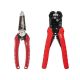 Milwaukee 7.75 in. Combination Electricians 6-in-1 Wire Strippers Pliers with Self-Adjusting Wire Stripper and Cutter (2-Piece) 48-22-3079-48-22-3082