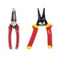 Milwaukee 7.75 in. Combination 6-in-1 Wire Strippers Pliers w/1000V Insulated 10-20 AWG Wire Stripper/Cutter (2-Piece) 48-22-3079-48-22-2214