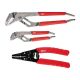 Milwaukee 6 in. and 10 in. Straight-Jaw Pliers Set with 10-18 AWG Comfort Grip Wire Stripper and Cutter (3-Piece) 48-22-6330-48-22-3050