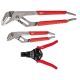 Milwaukee 6 in. and 10 in. Straight-Jaw Pliers Set with Automatic Wire Stripper and Cutter (3-Piece) 48-22-6330-48-22-3083