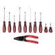 Milwaukee Screwdriver Set 10-28 AWG Multi-Purpose Dipped Grip Wire Stripper and Cutter with Reinforced Head (11-Piece) 48-22-2710-48-22-3052