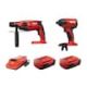 Hilti 22-Volt Li-Ion 2-Tool Cordless Brushless Combo Kit with Impact Driver, Rotary Hammer, (2) 22/2.6 Batteries and Charger 3585902