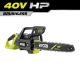 RYOBI 40V HP Brushless 18 in. Cordless Battery Powered Chainsaw (Tool Only) RY40HPCW01B