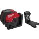 Milwaukee M12 125 ft. 12-Volt Cordless Green Cross Line and Plumb Points Laser Level with 360° Quick Connect Laser Mount 3622-20-48-35-1311