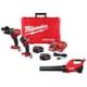 Milwaukee M18 FUEL 18V Lithium-Ion Brushless Cordless Hammer Drill and Impact Driver Combo Kit and M18 FUEL Blower 3697-22-3017-20