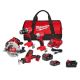 Milwaukee M18 18V Lithium-Ion Brushless Cordless Combo Kit (4-Tool) with 3-Batteries, 1-Charger and Tool Bag 3693-24CX-48-11-1850
