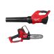 Milwaukee M18 FUEL 120 MPH 500 CFM 18V Lithium-Ion Brushless Cordless Handheld Blower w/M18 FUEL Hatchet Pruning Saw (2-Tool) 3017-20-3004-20