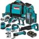 Makita 18-Volt LXT Lithium-Ion Cordless 10-pc. Woodworking Combo Kit XT1001SM
